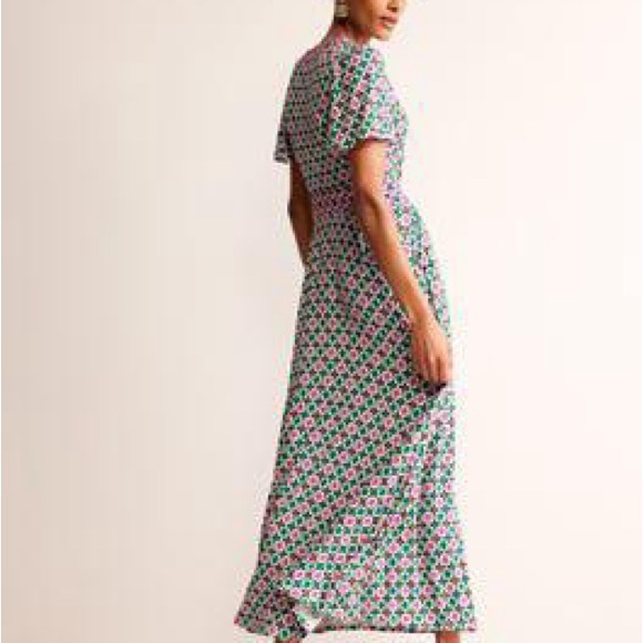 Boden Flutter Maxi dress floral mosaic - Picture 2 of 8